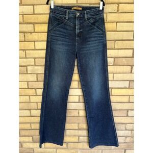 Joe's Jeans The Molly High Rise Flare Dark Wash Denim Jeans Size 30 / 10 Stretch